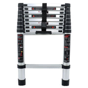 DURAFORCE 8.5ft 2.6M Aluminum Telescopic Ladder Heavy Duty Folding Extension Step Ladder