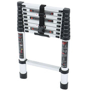 DURAFORCE 8.5ft 2.6M Aluminum Telescopic Ladder Heavy Duty Folding Extension Step Ladder