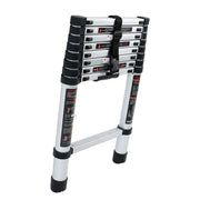 DURAFORCE 8.5ft 2.6M Aluminum Telescopic Ladder Heavy Duty Folding Extension Step Ladder