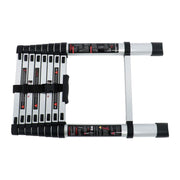 DURAFORCE 8.5ft 2.6M Aluminum Telescopic Ladder Heavy Duty Folding Extension Step Ladder