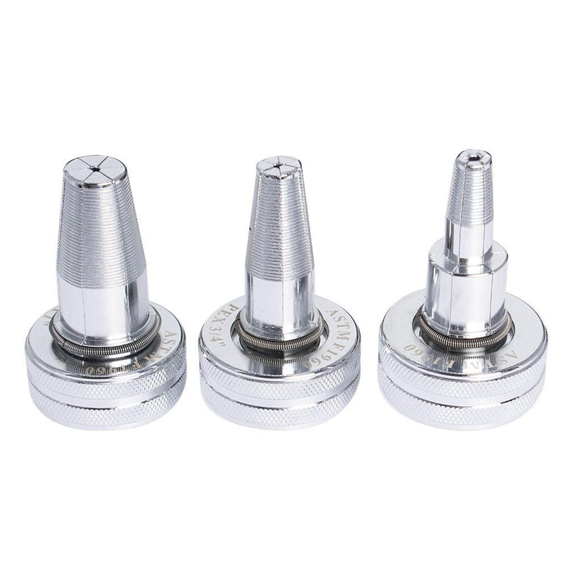 DURAFORCE Pex Expander Expansion Tool Kit with 1/2" 3/4" 1" Expansion Head Hard Housing