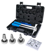 DURAFORCE Pex Expander Expansion Tool Kit with 1/2" 3/4" 1" Expansion Head Hard Housing