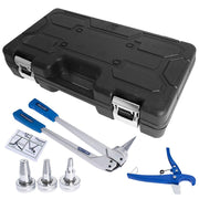 DURAFORCE Pex Expander Expansion Tool Kit with 1/2" 3/4" 1" Expansion Head Hard Housing