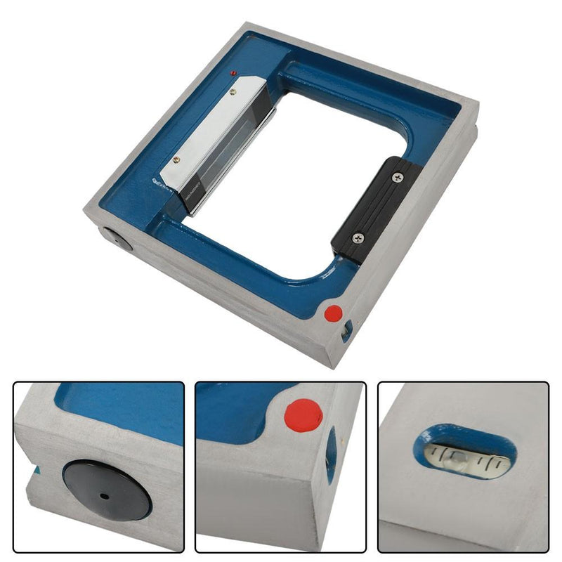 DURAFORCE 8" X 1-9/16" X 8" Precision Frame Spirit Levels Sensitivity 0.0002" Spirit Level