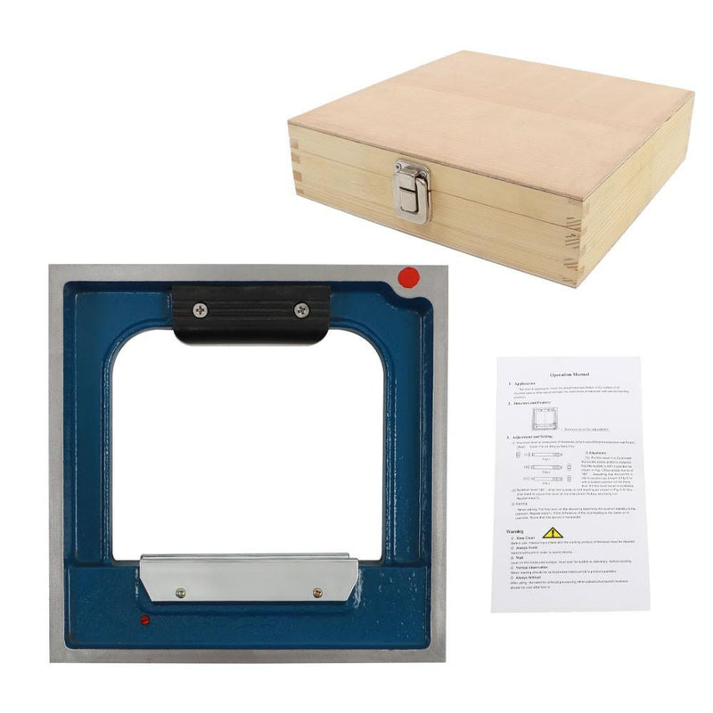 DURAFORCE 8" X 1-9/16" X 8" Precision Frame Spirit Levels Sensitivity 0.0002" Spirit Level