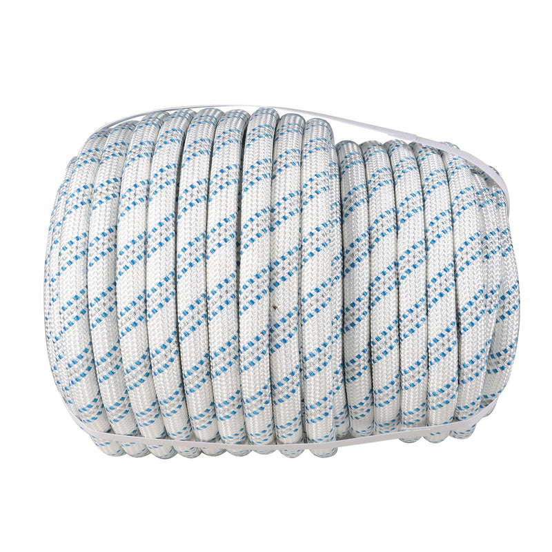 DURAFORCE Double Braid Polyester Arborist Bull Nylon Rope 3/4" × 150' Pulling Rigging Line