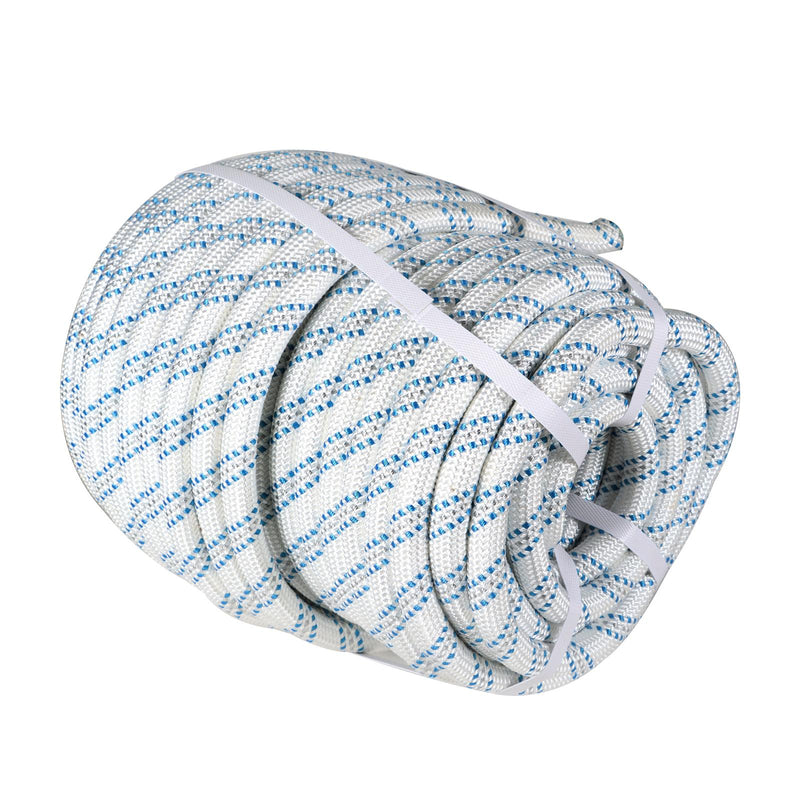DURAFORCE Double Braid Polyester Arborist Bull Nylon Rope 3/4" × 150' Pulling Rigging Line