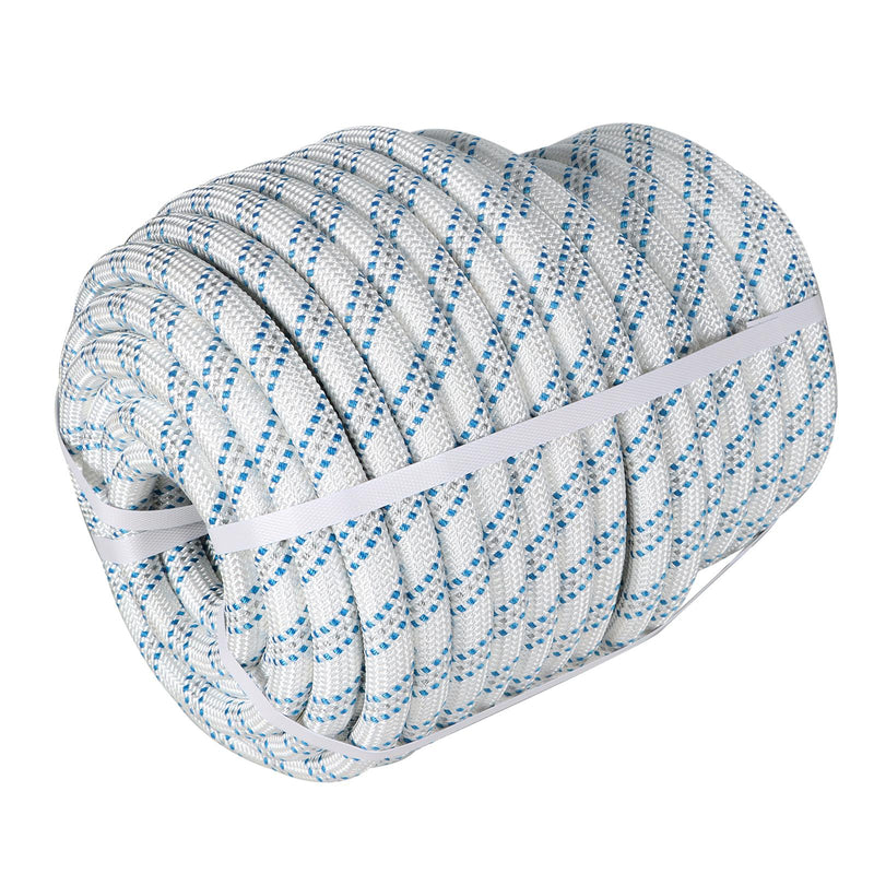 DURAFORCE Double Braid Polyester Arborist Bull Nylon Rope 3/4" × 150' Pulling Rigging Line