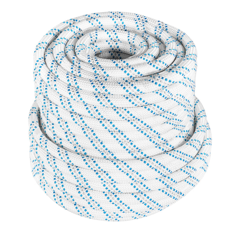 DURAFORCE Double Braid Polyester Arborist Bull Nylon Rope 3/4" × 150' Pulling Rigging Line