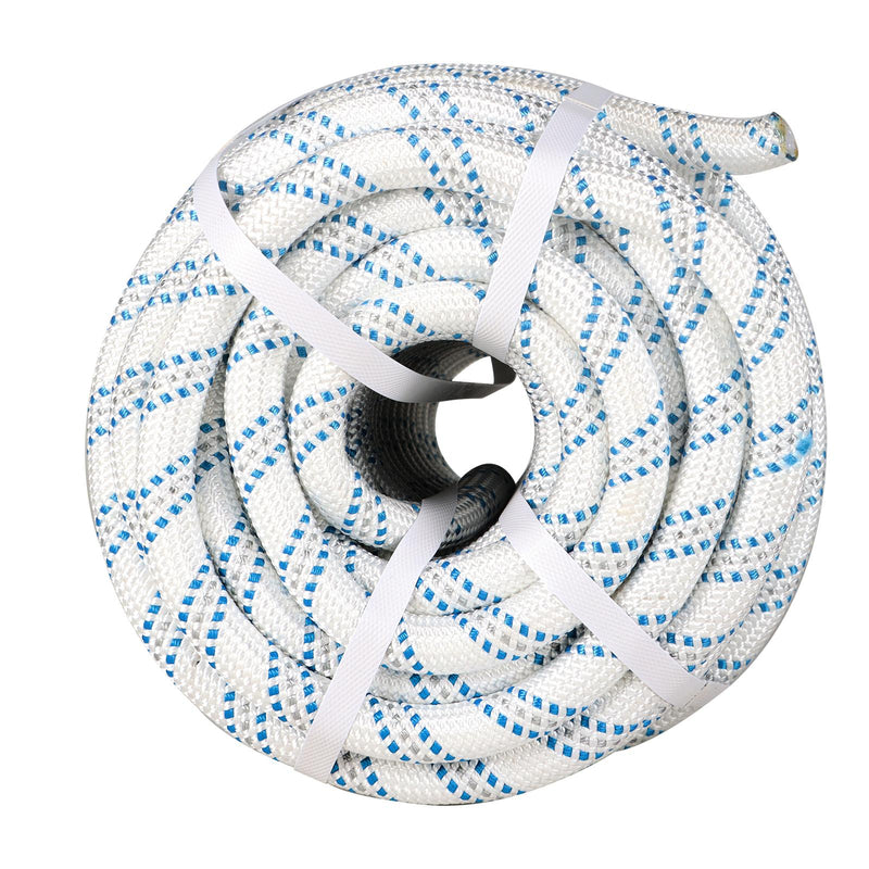 DURAFORCE Double Braid Polyester Arborist Bull Nylon Rope 3/4" × 150' Pulling Rigging Line