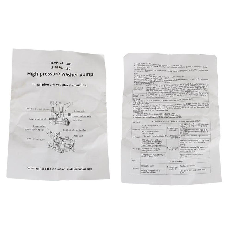 DURAFORCE 2700 PSI Universal Power Pressure Washer Pump 2.4 GPM 7/8" Shaft NEW