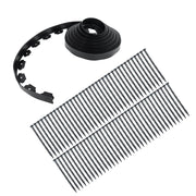 DURAFORCE 60FT 2" Garden Landscape Edging No Dig Lawn Edging Border With 72 8-In Spikes