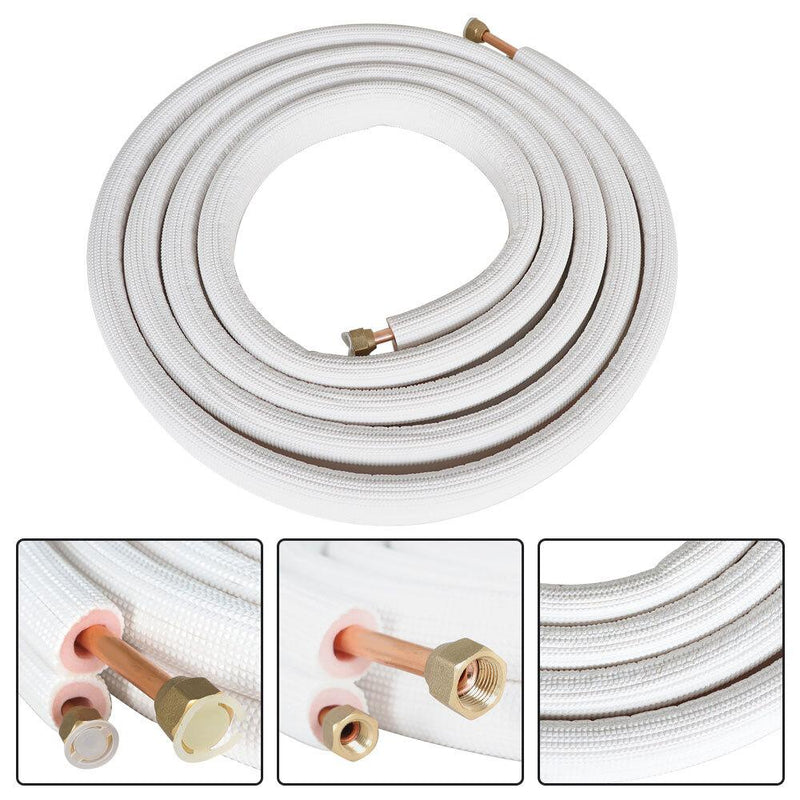 DURAFORCE 1/4 Inch - 3/8 Inch Dia Install Install Kit Mini Split Heat Pump Systems 16 Feet