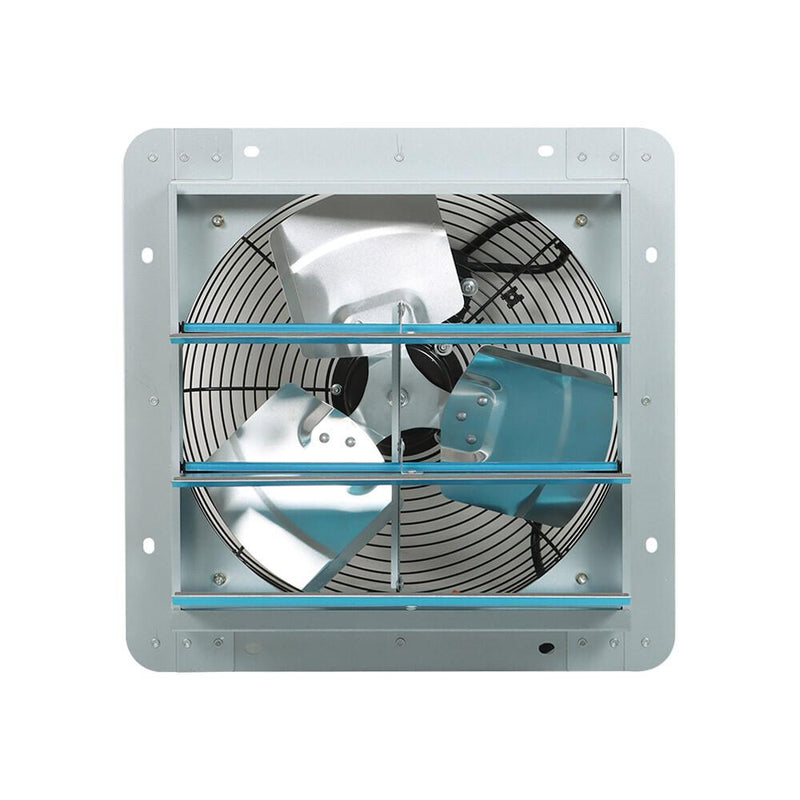 DURAFORCE Aluminum High Speed 14 Inch Shutter Exhaust Fan Wall Mounted Greenhouse Garage