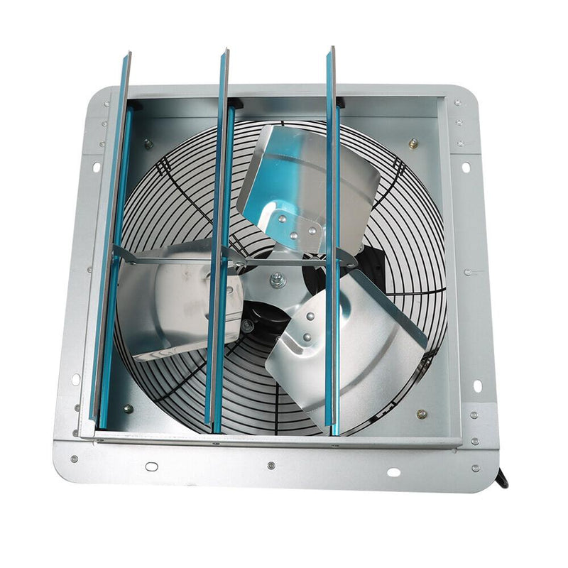 DURAFORCE Aluminum High Speed 14 Inch Shutter Exhaust Fan Wall Mounted Greenhouse Garage