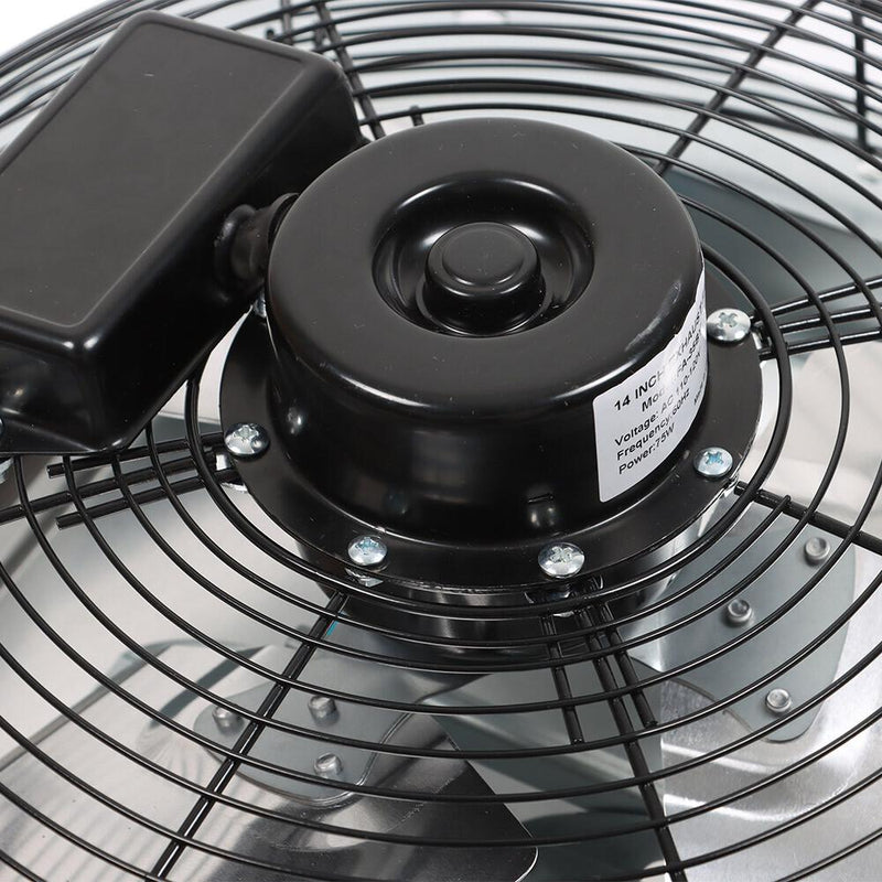 DURAFORCE Aluminum High Speed 14 Inch Shutter Exhaust Fan Wall Mounted Greenhouse Garage