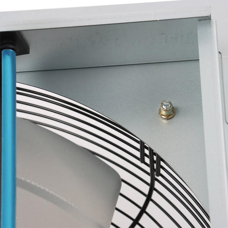 DURAFORCE Aluminum High Speed 14 Inch Shutter Exhaust Fan Wall Mounted Greenhouse Garage