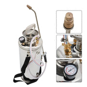 DURAFORCE 2 Gallon Pump Sprayer For Lawn Garden W/ Reinforced Hose Stainless Steel Sprayer