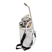 DURAFORCE 2 Gallon Pump Sprayer For Lawn Garden W/ Reinforced Hose Stainless Steel Sprayer