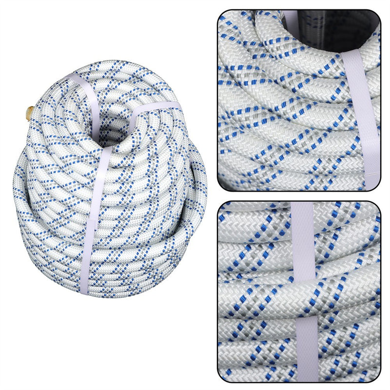DURAFORCE 3/4" x 120' Double Braid Polyester Arborist Bull Rope Rigging Rope Tree Rope
