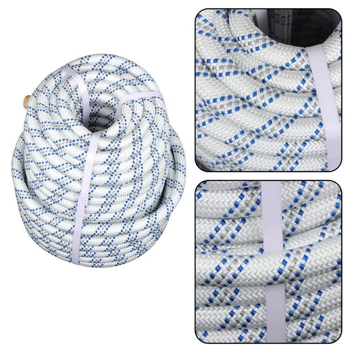 DURAFORCE 3/4" x 120' Double Braid Polyester Arborist Bull Rope Rigging Rope Tree Rope