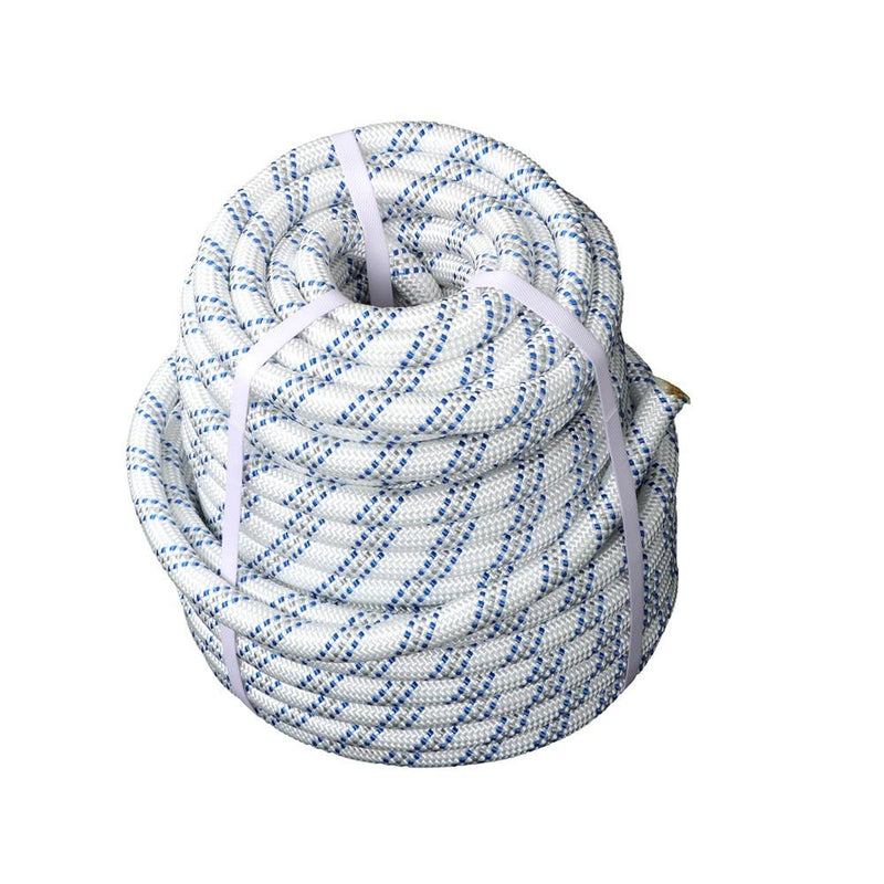 DURAFORCE 3/4" x 120' Double Braid Polyester Arborist Bull Rope Rigging Rope Tree Rope