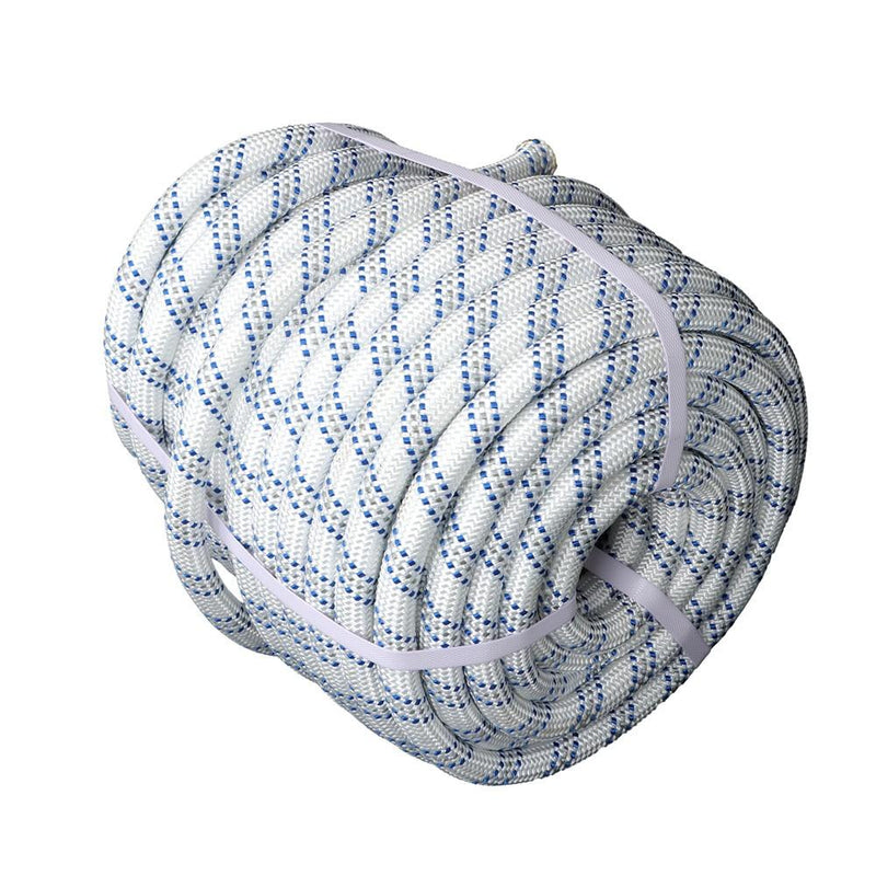 DURAFORCE 3/4" x 120' Double Braid Polyester Arborist Bull Rope Rigging Rope Tree Rope