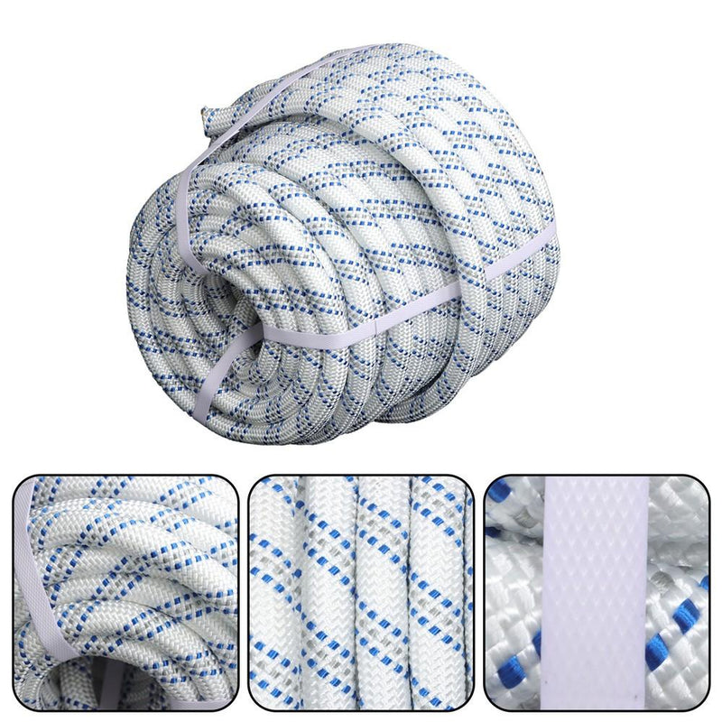 DURAFORCE 3/4" x 120' Double Braid Polyester Arborist Bull Rope Rigging Rope Tree Rope