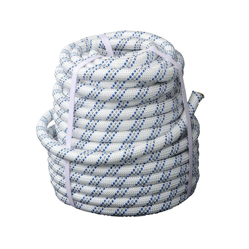 DURAFORCE 3/4" x 120' Double Braid Polyester Arborist Bull Rope Rigging Rope Tree Rope