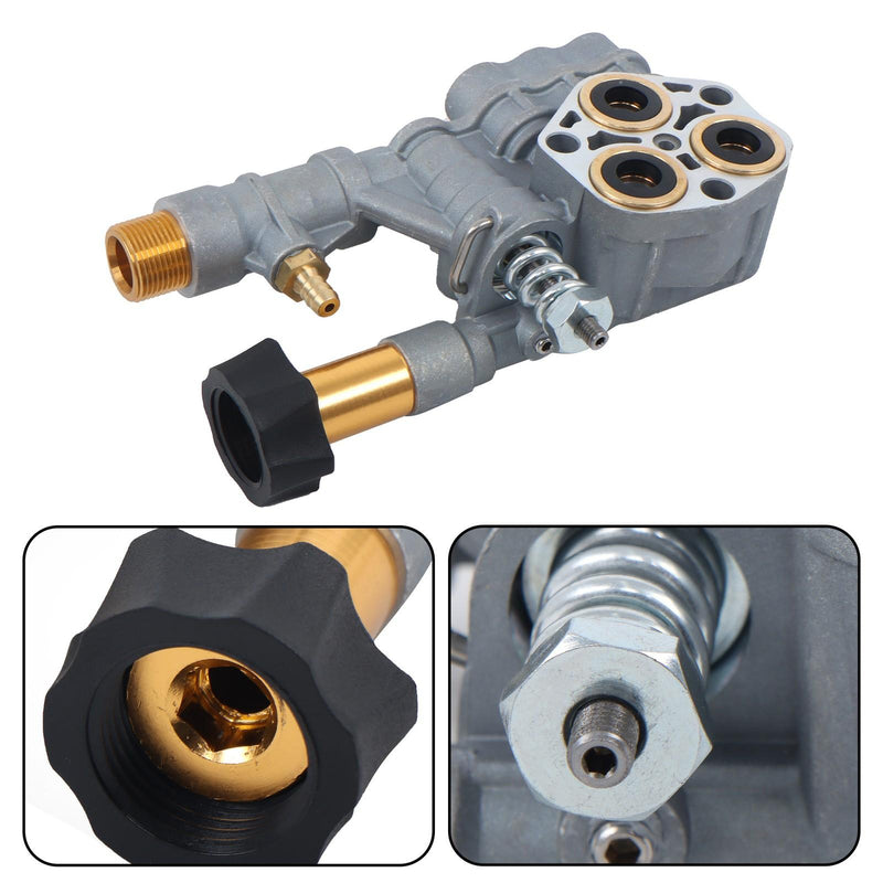 DURAFORCE Sliver Pressure Washer Pump Manifold Kit 7108366 With Mounting Bolt Washer Pump