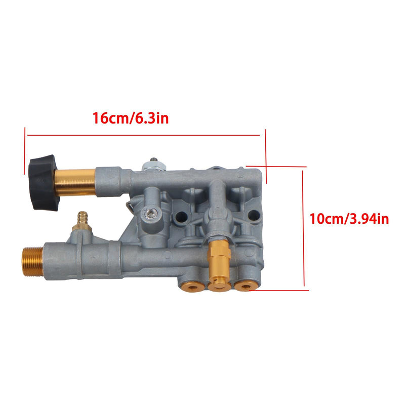 DURAFORCE Sliver Pressure Washer Pump Manifold Kit 7108366 With Mounting Bolt Washer Pump