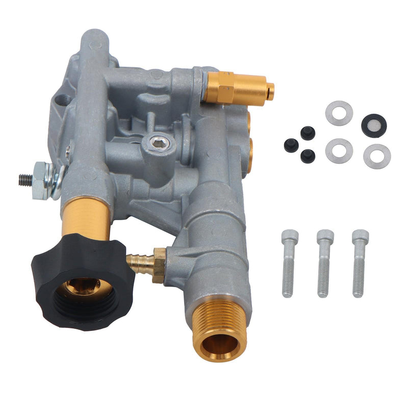 DURAFORCE Sliver Pressure Washer Pump Manifold Kit 7108366 With Mounting Bolt Washer Pump