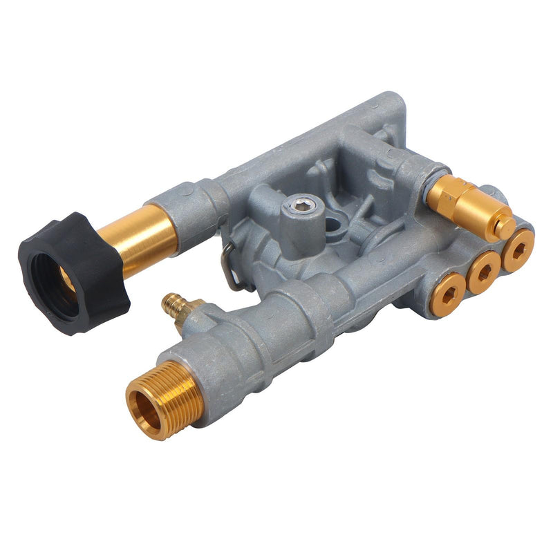 DURAFORCE Sliver Pressure Washer Pump Manifold Kit 7108366 With Mounting Bolt Washer Pump