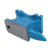 DURAFORCE 44LB Round Horn Cast Iron Anvil for Blacksmith Hard Hole Forge Use
