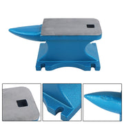 DURAFORCE 44LB Round Horn Cast Iron Anvil for Blacksmith Hard Hole Forge Use