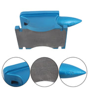 DURAFORCE 44LB Round Horn Cast Iron Anvil for Blacksmith Hard Hole Forge Use