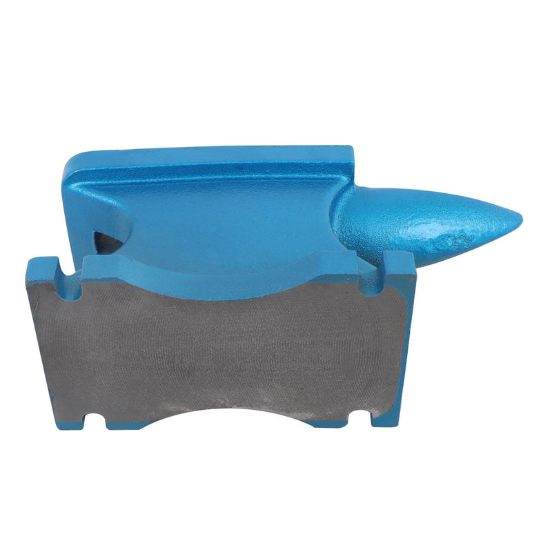 DURAFORCE 44LB Round Horn Cast Iron Anvil for Blacksmith Hard Hole Forge Use