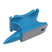 DURAFORCE 44LB Round Horn Cast Iron Anvil for Blacksmith Hard Hole Forge Use
