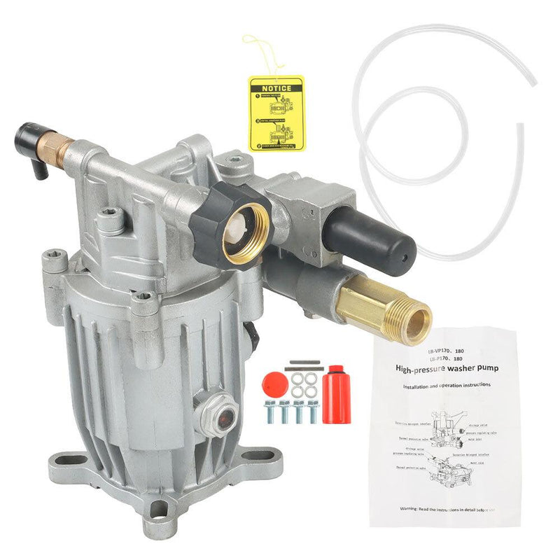 DURAFORCE 3000 PSI Universal Pressure Washer Pump 3/4 Horiz Shaft MAX 2.5 GPM Oil Sealed