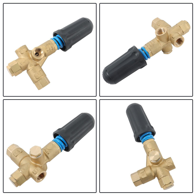 DURAFORCE Trapped Pressure Unloader Valve 4500 PSI For 4HP PULSAR4HP 3/8" NPT 10.5 GPM