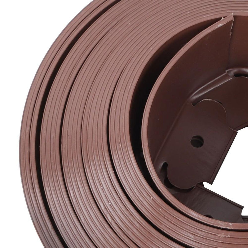 DURAFORCE 49FT 4" Garden Landscape Edging No Dig Lawn Edging Border With 75 8-In Spikes
