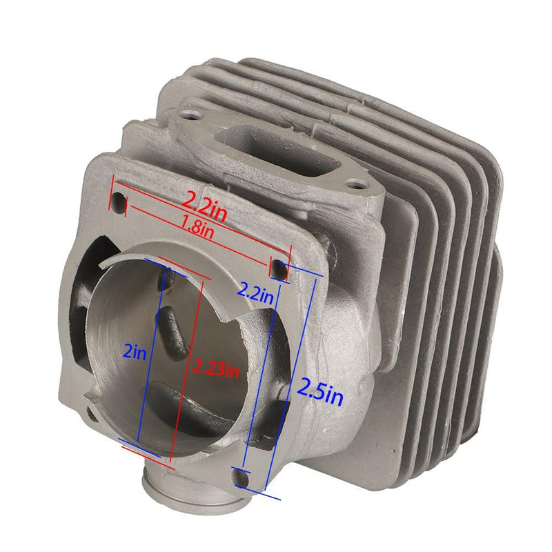 DURAFORCE 2 Pack 52 MM Cylinder Piston Kit For Husqvarna 361 365 371 372 372xp 371K