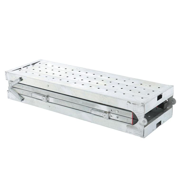 DURAFORCE 1.8m Versatile Folding Ladder Scaffolding Platform For Drywall Decorating