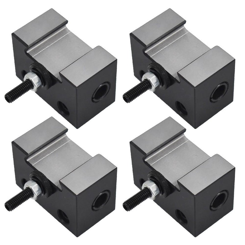 DURAFORCE 4 Pack Quick Change Tool Post Boring Bar Tool Post Holder OXA 250-004 Heavy Duty