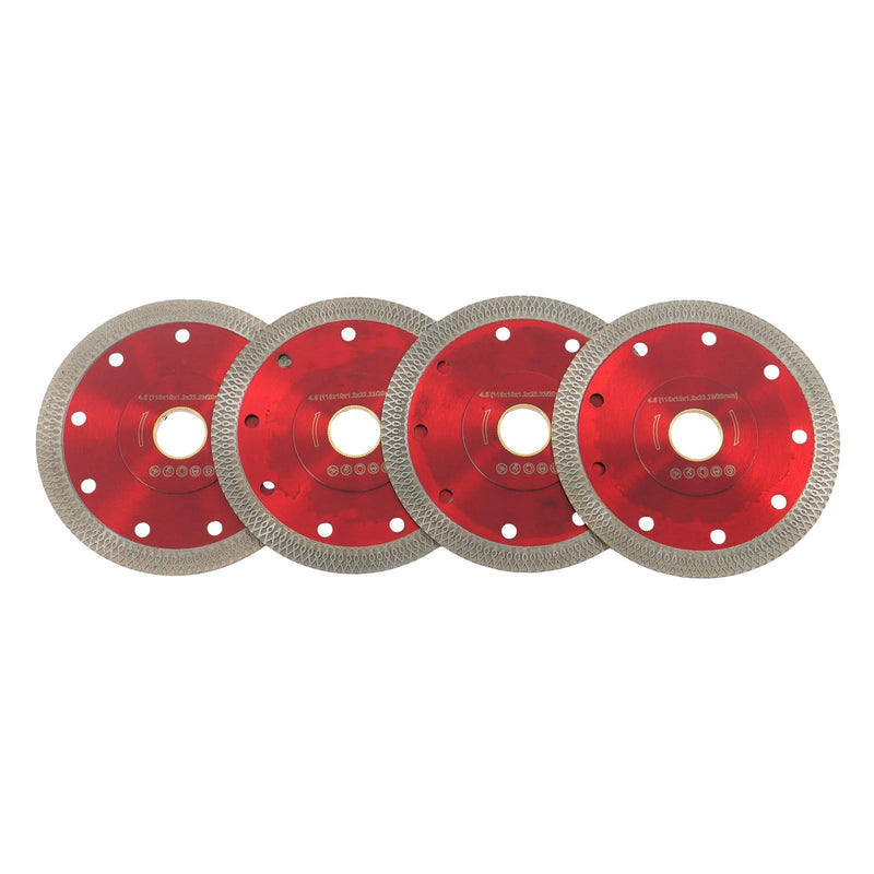 DURAFORCE 4-1/2" Circular Saw Blades Thin Diamond Blades for Angle Grinder Set of 20