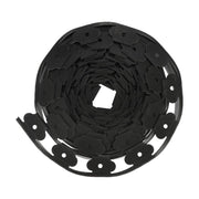 DURAFORCE 49FT 4" Black Garden Landscape Edging No Dig Lawn Edging Border W/75 8-In Spikes