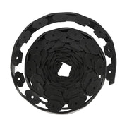 DURAFORCE 49FT 4" Black Garden Landscape Edging No Dig Lawn Edging Border W/75 8-In Spikes