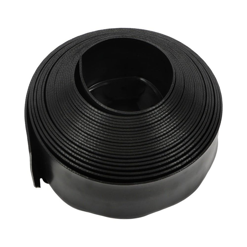 DURAFORCE 49FT 4" Black Garden Landscape Edging No Dig Lawn Edging Border W/75 8-In Spikes