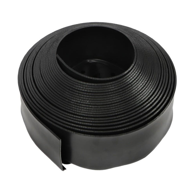 DURAFORCE 49FT 4" Black Garden Landscape Edging No Dig Lawn Edging Border W/75 8-In Spikes
