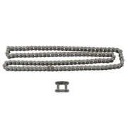 DURAFORCE High Quality 2 Pack #80 Stainless Steel Roller Chain 10 Feet W/ Connector Links